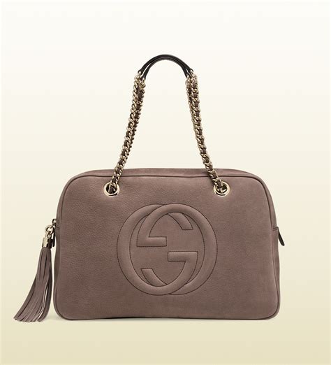 gucci soho nubuck|Gucci chain shoulder bag.